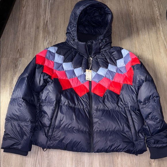 Marine Layer women’s retro Archive Sierra puffer jacket navy cozy warm XL NWT - Picture 5 of 10